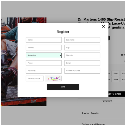 Checkout flow forcing sign-up before purchase
